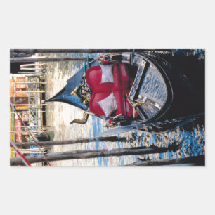 Gondola in Venice Italy Rectangular Sticker