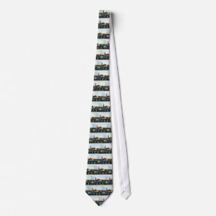 Gondolas and San Giorgio Maggiore, Venice Tie