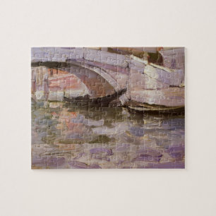 Gondolas by John Singer Sargent, Impressionism Art Jigsaw Puzzle