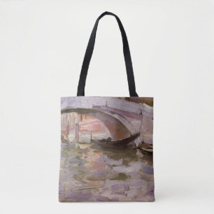Gondolas by John Singer Sargent, Impressionism Art Tote Bag