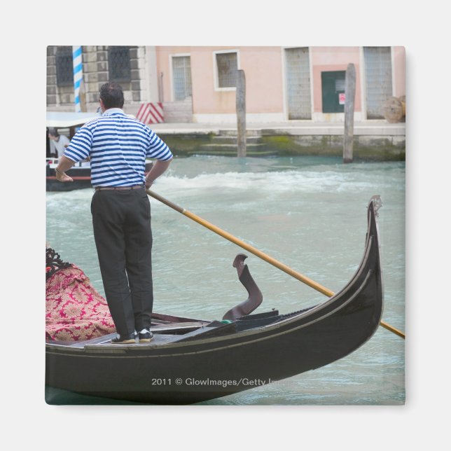 Gondolas in Venice canal Magnet (Front)