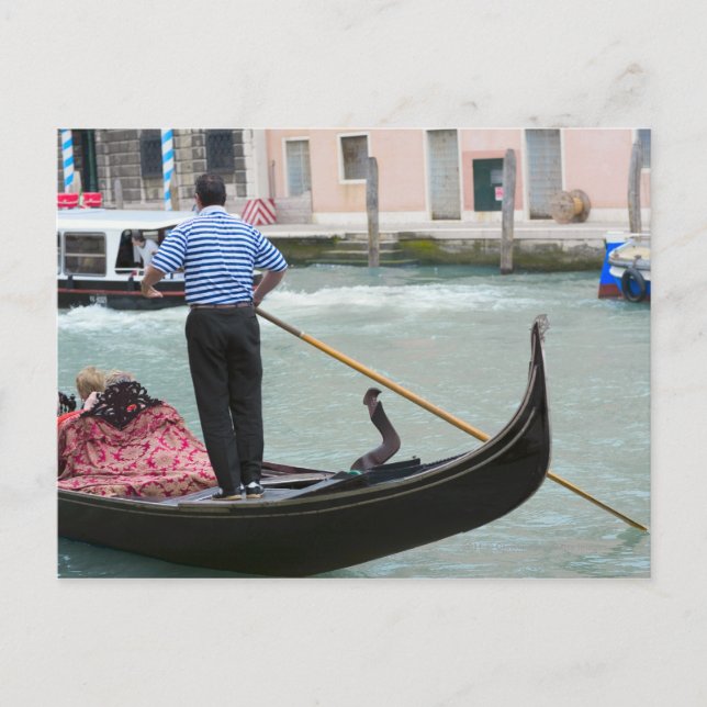 Gondolas in Venice canal Postcard (Front)