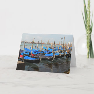 Gondolas in Venice Greeting Cards