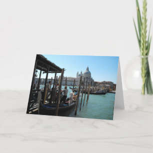 Gondolas in Venice, Italy Holiday Card