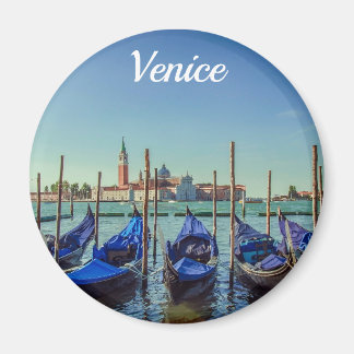 Gondolas in Venice, Italy Magnet