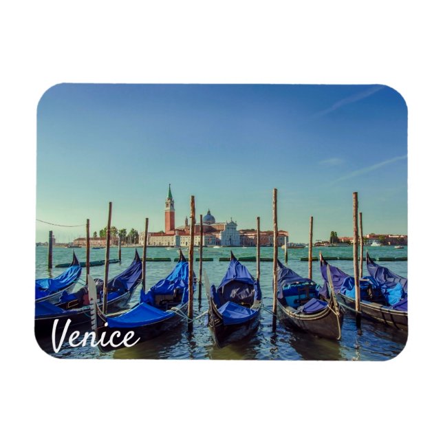 Gondolas in Venice, Italy Magnet (Horizontal)