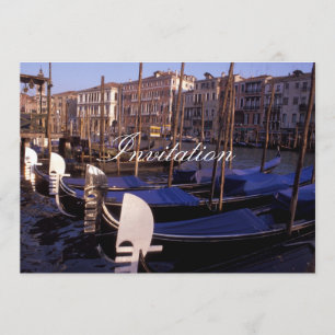 Gondolas Invitation