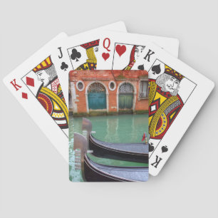 Gondolas on the Grand Canal, Venice Playing Cards