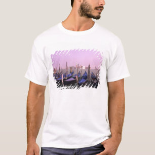 Gondolas ready for tourists in Venice Italy T-Shirt