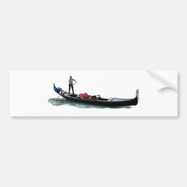 Gondolier Bumper Sticker (Front)