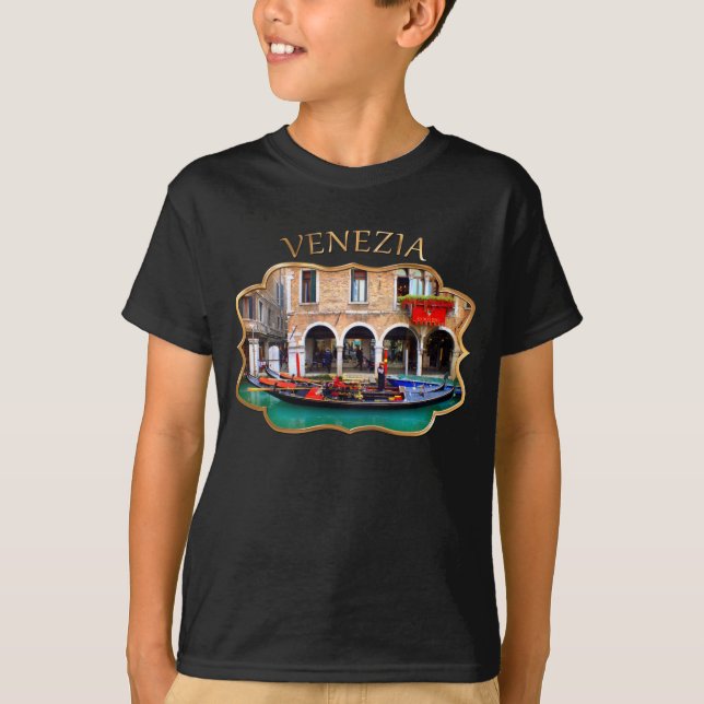 Gondolier in Cannaregio T-Shirt (Front)