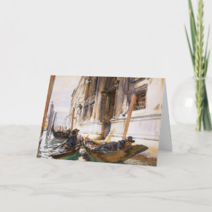 Gondoliers’ Siesta by John Singer Sargent Card