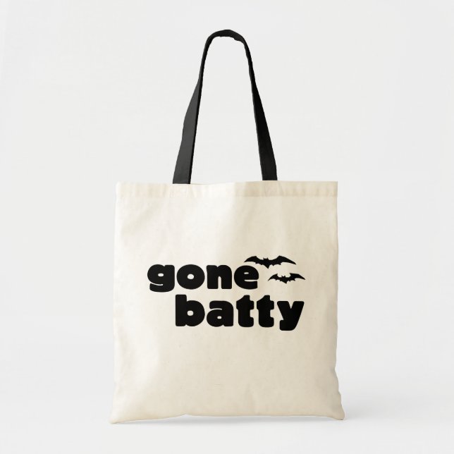 Gone Batty Tote Bag (Front)