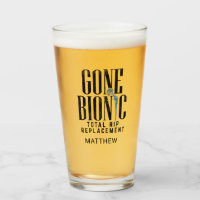 Gone Bionic Hip Replacement Get Well Soon Custom
