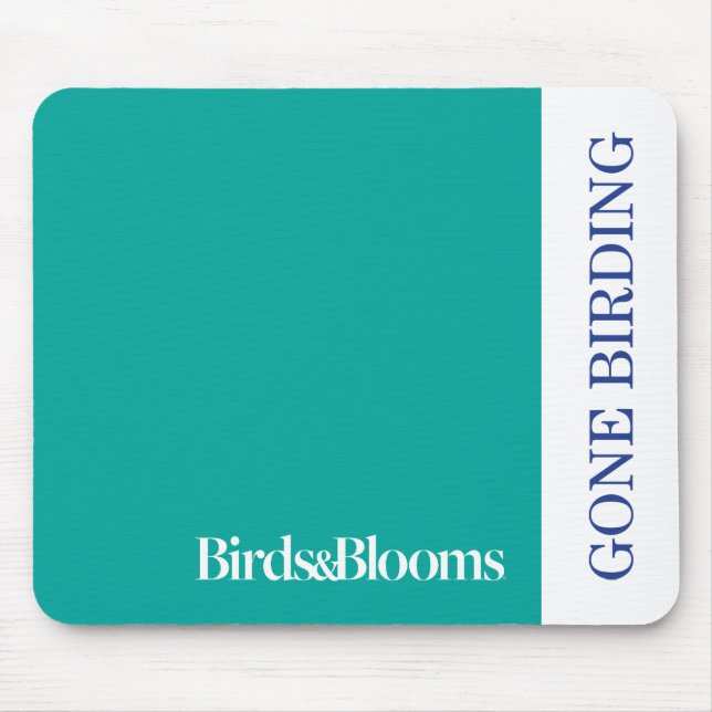 Gone Birding Mouse Pad (Front)
