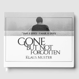 Gone but Not Forgotten - Bright Guest Book