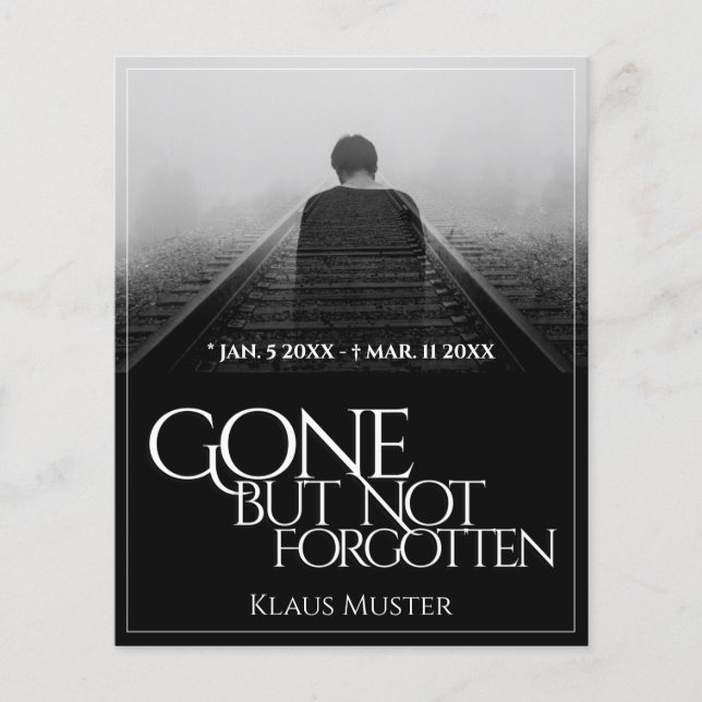 Gone but Not Forgotten - Dark (Front)