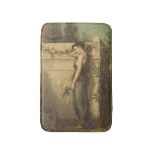 Gone But Not Forgotten (John William Waterhouse) Bath Mat