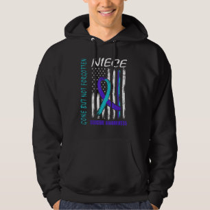 Gone But Not Forgotten Niece Suicide Awareness Fla Hoodie