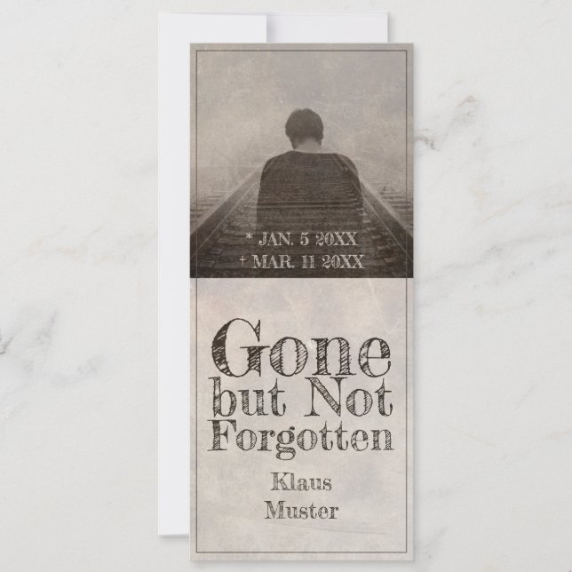 Gone but Not Forgotten - Vintage (Front)