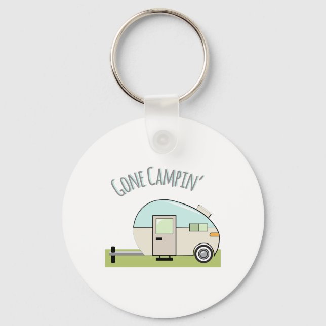 Gone Campin Key Ring (Front)