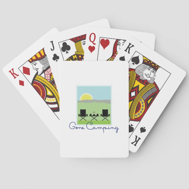 Gone Camping Playing Cards (Back)