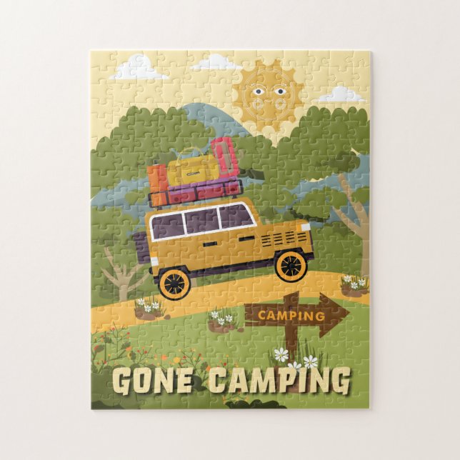 Gone Camping Puzzle (Vertical)