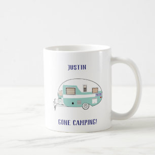 Gone Camping RV Trailer Camper Coffee Cups Mugs