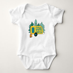 Gone Camping Summer Camp Clipart Happy Trails Camp Baby Bodysuit