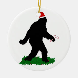 Gone Christmas , Gone Squatchin' Ceramic Tree Decoration