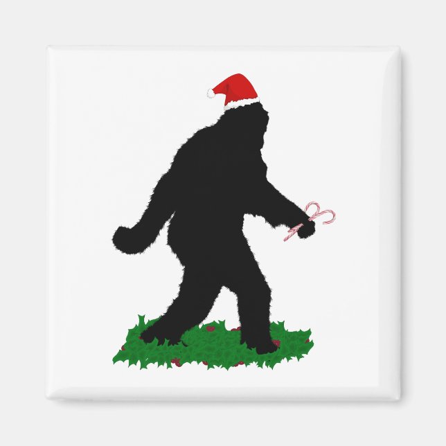 Gone Christmas , Gone Squatchin' Magnet (Front)