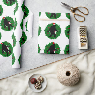 Gone Christmas Squatchin Wrapping Paper