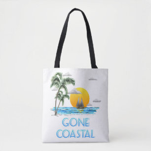 Gone Coastal Sailing Tote Bag