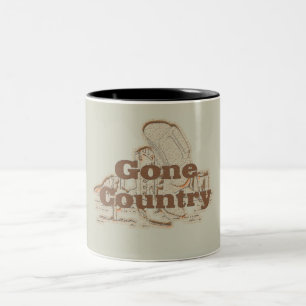Gone Country...Mug Two-Tone Coffee Mug