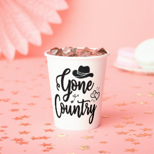 Gone Country Paper Cups