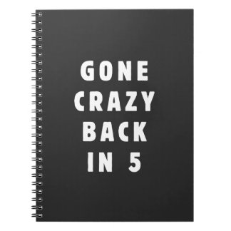 Gone crazy, back in 5 notebook
