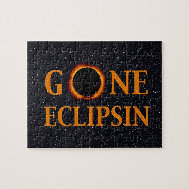 GONE ECLIPSIN Solar Eclipse Jigsaw Puzzle (Horizontal)