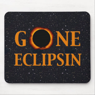 GONE ECLIPSIN Solar Eclipse Mouse Pad