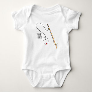 Gone Fishin Baby Bodysuit