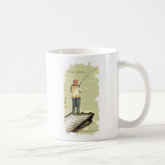 gone fishin...  Coffee Mug (Right)