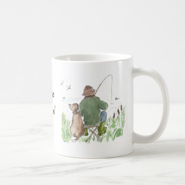 Gone fishin' - Coffee Mug (Right)
