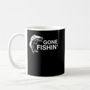 Gone Fishin' Funny Bass Fishing  Coffee Mug