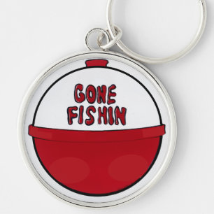 Gone Fishin Key Ring