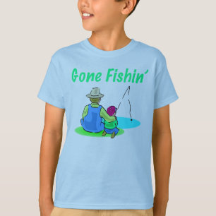Gone Fishin' Kid's  T-Shirt