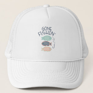 Gone Fishin' Trucker Hat