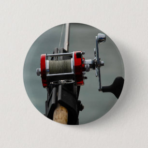 Gone Fishing 6 Cm Round Badge