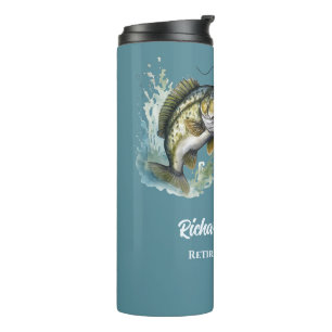 Gone Fishing Big Fish Retired Fisherman Gift Thermal Tumbler