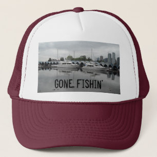 Gone Fishing Boats Trucker Hat
