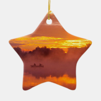 Gone Fishing Ceramic Ornament