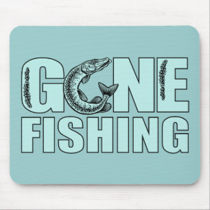 GONE FISHING custom mousepad